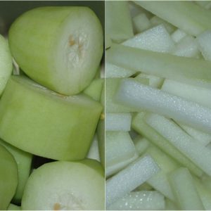Bí đao bỏ vỏ
