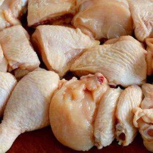 Thịt gà bỏ cổ, chân, cánh lọc