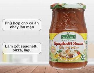 Sốt spaghetty mì nấm