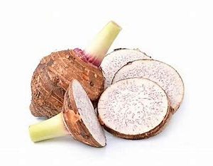 Khoai môn trắng nạo vỏ